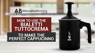 How to Use the Bialetti Tuttocrema Milk Frother [upl. by Acinnor]