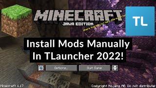 How To Manually Install Mods In TLauncher Using Jar File And Any Mod [upl. by Sulecram]