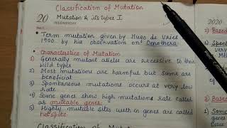 Types of Mutations part 1 [upl. by Haleigh351]