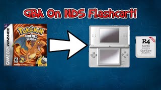 How to Play GBA Games from your NDS Flashcart [upl. by Johnathon818]