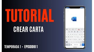 COMO HACER UNA CARTA EN WORD APP DESDE EL CELULAR [upl. by Akemyt]