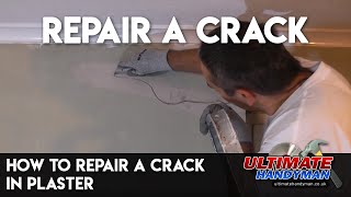 How to repair a crack in plaster [upl. by Acessej820]