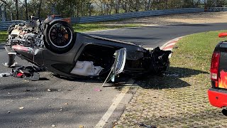 Nurburgring AMG GTR crash [upl. by Aubin]