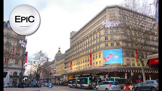 Galeries Lafayette Haussmann  Paris France HD [upl. by Naugal]