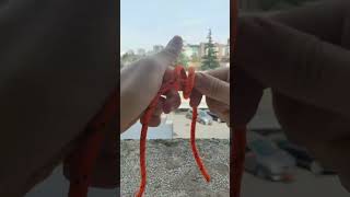 Balıkçı Düğümü Nasıl Yapılır How to tie a fisherman knot [upl. by Morry]