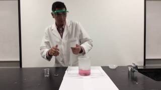 Potassium sodium tartrate and hydrogen peroxide catalyst reaction [upl. by Ravilob]