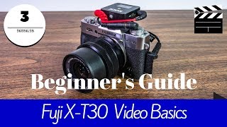 Fuji XT30 Basic Guide to Start Recording Video [upl. by Navy]