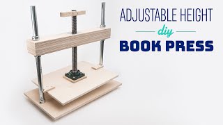 How to build a DIY book press  LARGE A2 Size [upl. by Fadil]