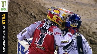 James Stewart vs Chad Reed Rivalry Chasing the Dream  Xtra [upl. by Ramma]