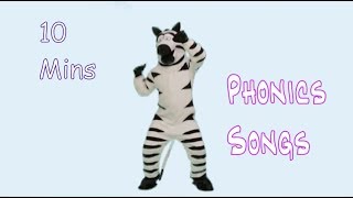 Phonics Song Compilation of AZ 10 minutes  Kidzstation [upl. by Himelman]