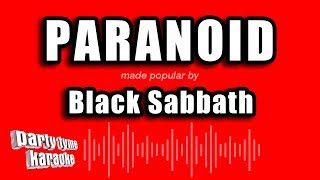 Black Sabbath  Paranoid Karaoke Version [upl. by Greenwald309]