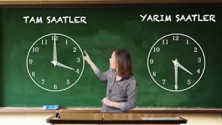 1Sınıf Matematik Tam ve Yarım Saatler Konu Anlatımı [upl. by Ara]