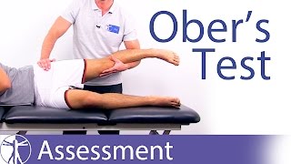 Obers Test  Iliotibial Band Tightness [upl. by Lilah]