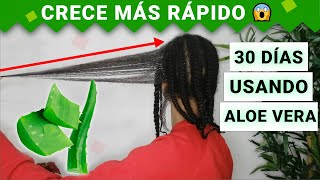 SABILA Para El CRECIMIENTO DEL CABELLO 😱 ANTES Y DESPUÉS  Funciona 🤔 [upl. by Stedmann]