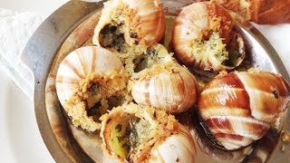 Escargots  Weinbergschnecken zubereitet [upl. by Cowden648]