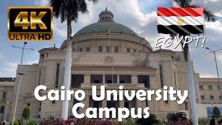 Cairo University  4K Campus Tour  جامعة القاهرة [upl. by Adilem573]