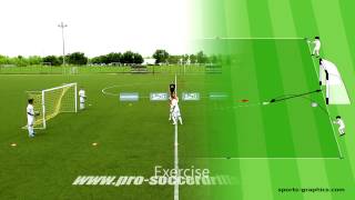 1v1 Soccer Drill  Heading Competition [upl. by Icul713]