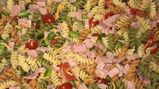 How to Make Pasta salad  Quick Appetizers  KitchenNotesFromNancy [upl. by Modesta303]