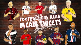 😥Footballers Read Mean Tweets😥 Ronaldo Zlatan Messi Neymar amp more comments Frontmen Season 19 [upl. by Tenrag]