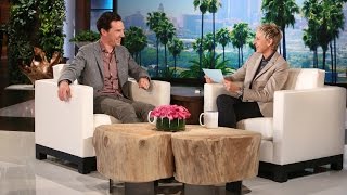 Benedict Cumberbatch and Ellen [upl. by Eibloc161]