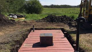 Root cellar build from shipping container part 1 [upl. by Sonny]