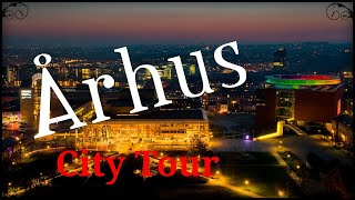 Aarhus Århus Jutland Jylland Denmark City Tour walking and cycling GoPro [upl. by Nohsav]