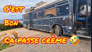 LA CORSE EN BUS  Ça passe crème 🤣 [upl. by Latsyrd693]