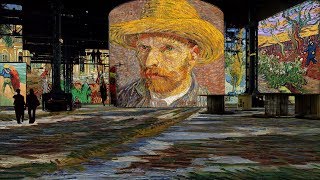 Vincent van Gogh art ALIVE  Atelier des Lumières Paris France STARRY NIGHT [upl. by Sekyere]