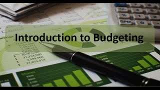 Master Budget Introduction to Budgeting [upl. by Lu]