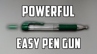 How To Make A Pen Gun Easy Full HD [upl. by Rich750]