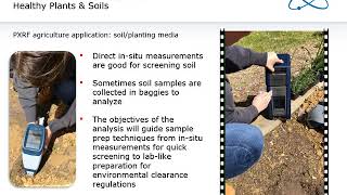 Portable XRF for Monitoring Plants and Soils [upl. by Aihcrop452]