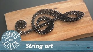 How to make string art  Tutorial [upl. by Adyam]