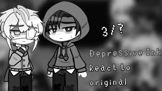 Depressive Ink react to original 3 Undertale AU [upl. by Ana]