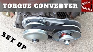 Go Kart Torque Converter Setup Install TAV [upl. by Sewellyn608]