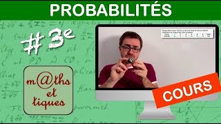 LE COURS  Probabilités  Troisième [upl. by Ycnaf]