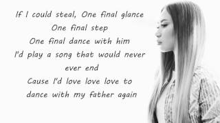 Jessica Sanchez  Dance With My Father  Lyrics [upl. by Fabe333]