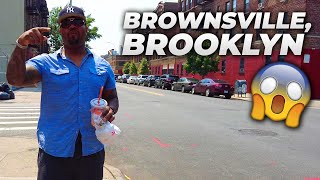 NYCs quotMost Dangerousquot Neighborhood  Walking Brownsville Brooklyn July 2021 [upl. by Seldon]