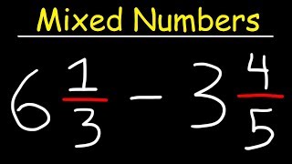 Subtracting Mixed Numbers [upl. by Solomon]