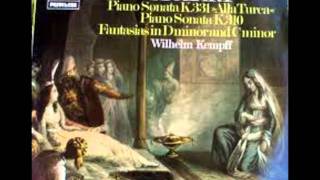 Mozart Piano Sonata K331 Wilhelm Kempff [upl. by Adelina]