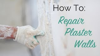 How To Repair Plaster Walls [upl. by Heilner745]