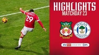 HIGHLIGHTS  Wrexham AFC vs Wigan Athletic [upl. by Acinok747]