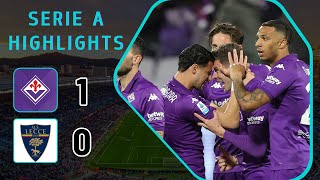 Fiorentina  Lecce  10  Highlights  Serie A 202425  fiorentina lecce [upl. by Adnamar342]