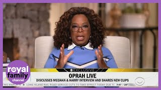 New Revelations From Harry and Meghans Interview with Oprah Winfrey [upl. by Trevar]