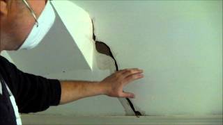 How to fill a large crack in plaster [upl. by Meeker602]