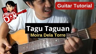 Tagu Taguan guitar tutorial  chordsplucking [upl. by Nevil163]