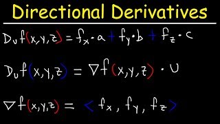 How To Find The Directional Derivative and The Gradient Vector [upl. by O'Gowan767]