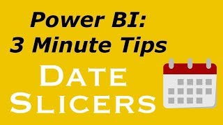 Power BI  Date Slicer [upl. by Madelle]