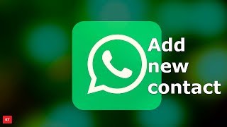 How to add new contacts in WhatsApp on android device [upl. by Gernhard]