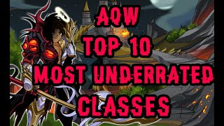 AQW Top 10 Most Underrated Classes 2021 [upl. by Matuag]