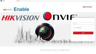 How to enable onvif hikvision ipc [upl. by Tamma]